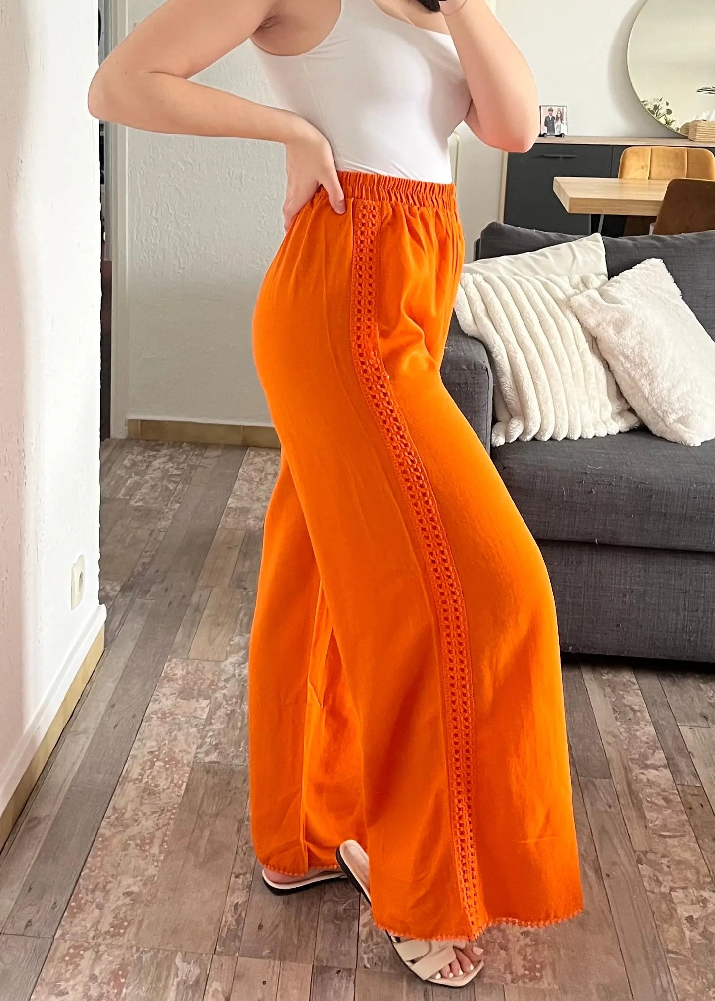 Pantalon MALDIVES orange Perlannie