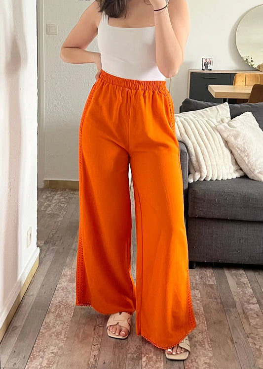 Pantalon MALDIVES orange Perlannie